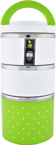 Agromech 3 Layers Lunch Box - 1230 ml Plastic Food Storage