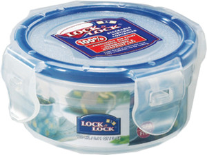Lock & Lock Classics Round Food with Leak Proof Locking Lid - 100 ml Plastic Food Storage