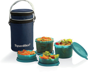 Signoraware Executive Lunch Box - 180 ml, 450 ml Plastic Food Storage