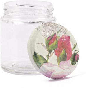 IAM Buds & Roses - 200 ml Glass Multi-purpose Storage Container