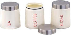 Dynore Conical  - 900 ml Stainless Steel Tea, Coffee & Sugar Container