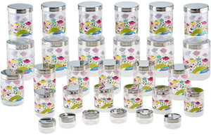 Steelo Garden Design - 50 ml, 200 ml, 500 ml, 800 ml, 1100 ml Plastic Food Storage