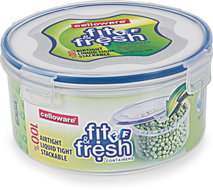 Cello Fit & Fresh Air Tight Container RS1 - 2000 ml Plastic Food Storage