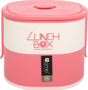 Home Creations 2 layer lunch box - 1 L Plastic Multi-purpose Storage Container