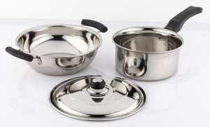 Mahavir Induction & Lpg Compatible Cookware Set