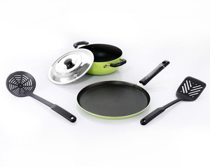 Sumeet Nonstick Festive Five Cookware Set