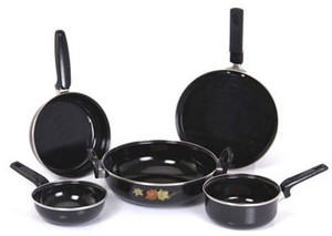 Golden Pearl MILTON/NOVA/COOKWARE/KITCHEN DESING/INDIAN STYLE 5 PC Cookware Set
