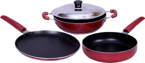 KG Star KG STAR NONSTICK COOKWARE COMBO Cookware Set