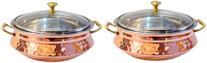 Indian Craft Villa ICV-C-6-164 Pack of 2 Casserole Set