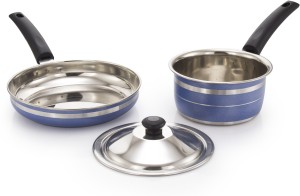 Mahavir 3FLDSBL Cookware Set