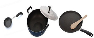 Zolon Non Stick Kadai Tawa& T pan Cookware Set