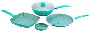 Wonderchef Celebration Blue Cookware Set