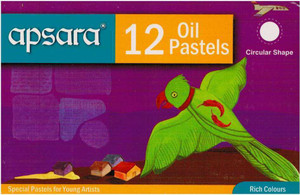 Apsara Yong Artist Round Shaped Oil Pastel Crayons