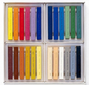 Sakura Square Shaped Pastel Crayons