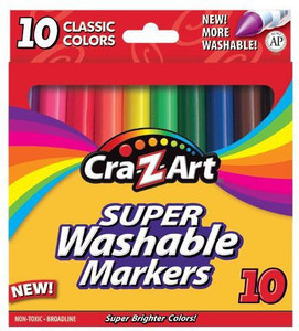 Cra-Z-Art Round Shaped Wax Crayon Washable Crayons