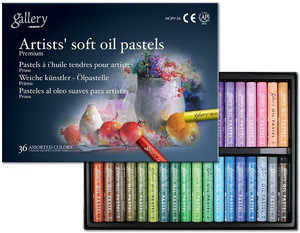 Mungyo Gallery Artists' Round Shaped Soft Oil Pastel Crayons