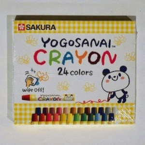 Sakura Round Shaped Wax Crayons