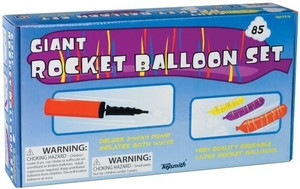 Giant rocket balloon top set