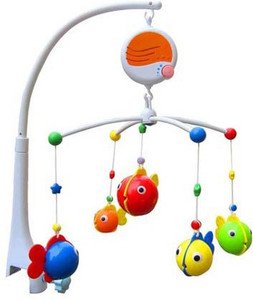 Goappugo Baby Musical Cot Mobile Hanging Toys For New Born Cribs