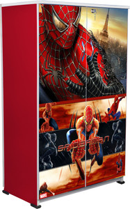BigSmile Furniture BigSmile Kids Wardrobe - Spiderman Engineered Wood Cupboard