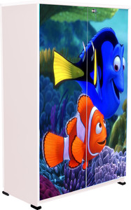 BigSmile Furniture BigSmile Kids Wardrobe - Fundoo Fish Engineered Wood Cupboard