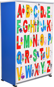 BigSmile Furniture BigSmile Kids Wardrobe - Alphabets Engineered Wood Cupboard