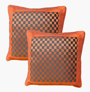 Dekor World Checkered Cushions Cover