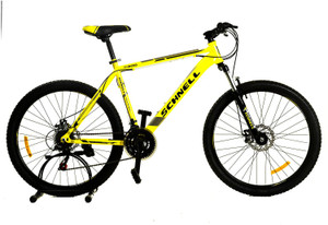 Schnell M300 26 Fresh Yellow 26 T Mountain Hardtail Cycle Price in India Buy Schnell M300 26 Fresh Yellow 26 T Mountain Hardtail Cycle online at Flipkart