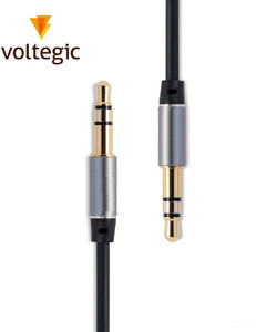 Voltegic ® 3.5mm REMAX Audio Auxiliary Cord-Headed Male to Male Headphone Connection AUX Cable