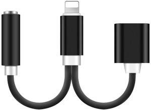 BB4 2 in 1 HEADPHONE 3.5mm JACK Adapter AND CHARGING PORT Cable For iPhone 7/7 AUX Cable