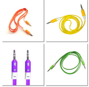 Griffin 4Pcs Aux Combo (Orange, Yellow, Green, Purple) AUX Cable