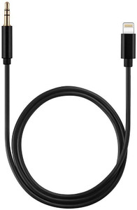 ROQ Lighting 8 Pin to Audio 3.5mm Male for iPhone To Car Earphone AUX Cable