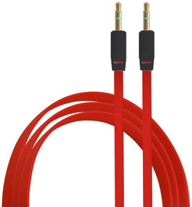 ShoppingKiSite Colorful Slim Thin Noodle Flat Tangle-free Auxiliary Style All 3.5mm-enabled devices Stereo Audio AUX Cable