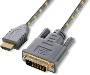 Nextech High Speed DVI to HDMI Braided DVI Cable