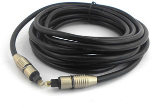 Redeemer 5 Meter Toslink Metal connector Audio Fiber Optical Cable