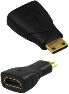 Generix Mini HDMI Male to Hdmi Female Convercter Connector HDMI Cable