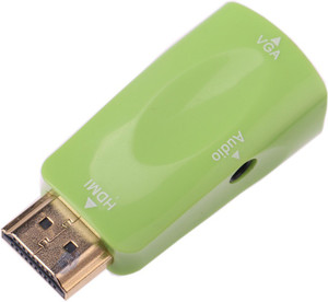 Ophion Green with Sound VGA to HDMI Adapter