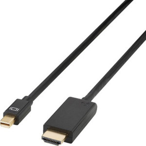 microware HDMI Cable 1.5 m Mini Display Port to HDMI Male