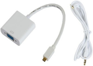 Microware Micro HDMI Male to VGA Female with Sound HDMI Cable