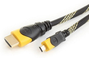 HashTag Glam 4 Gadgets HT HDMI MALE X MICRO NYLON 1.5 HDMI Cable