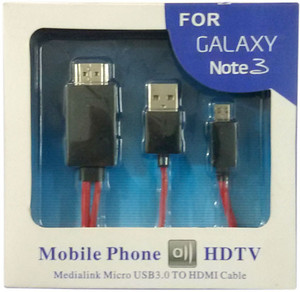 DMG HDMI Cable 3 m HDMI Adapter Cable for Samsung Galaxy Note 2