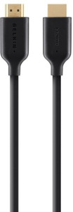 Belkin HDMI-M/M-2M-High Speed W/Ethernet F3Y021bf2M (Black Gold) Data Cable