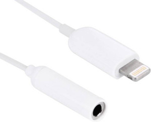 De Techinn Pack Of 2 8 Pin Lighting Male To 3.5MM AudioAux Female Cable For i-Phone 7,7plus ,6 & 6S AUX Cable Headphone Splitter
