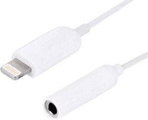 Techvik Pack Of 2 Lighting 8 Pin Male To 3.5MM Audio Aux Female Cable For iPhone 7 / iPhone 7plus / iPhone 6 & 6S / iPhone 6Plus AUX Cable Converter Headphone Splitter