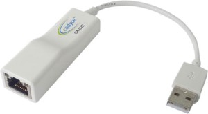 Cadyce Ethernet Adapter 0.3 m LAN Cable(Compatible with Ethernet Adapter, White, One Cable)