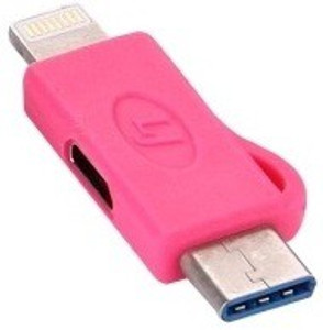 Big Square Micro USB Female to Male Lightning 8pin and Type C Adapter Converter Power Sharing Cable