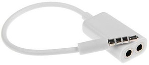 VU4 3.5mm 1Male to 2Female Audio Port Headphone Splitter Split Cable Adapter For iPhone/MP3/ Headphone Splitter