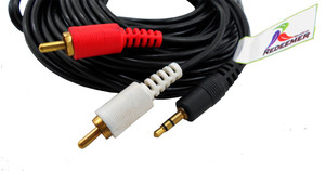Redeemer 10 Meter Stereo Input RCA Audio Video Cable