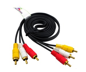 Redeemer Composite Av Link 3 Rca To 3 RCA Audio Video Cable