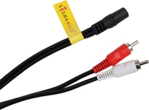 Signaweld High Quality Stereo female to 2RCA male 1 Meter RCA Audio Video Cable